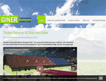 Tablet Screenshot of gemuese-giner.at